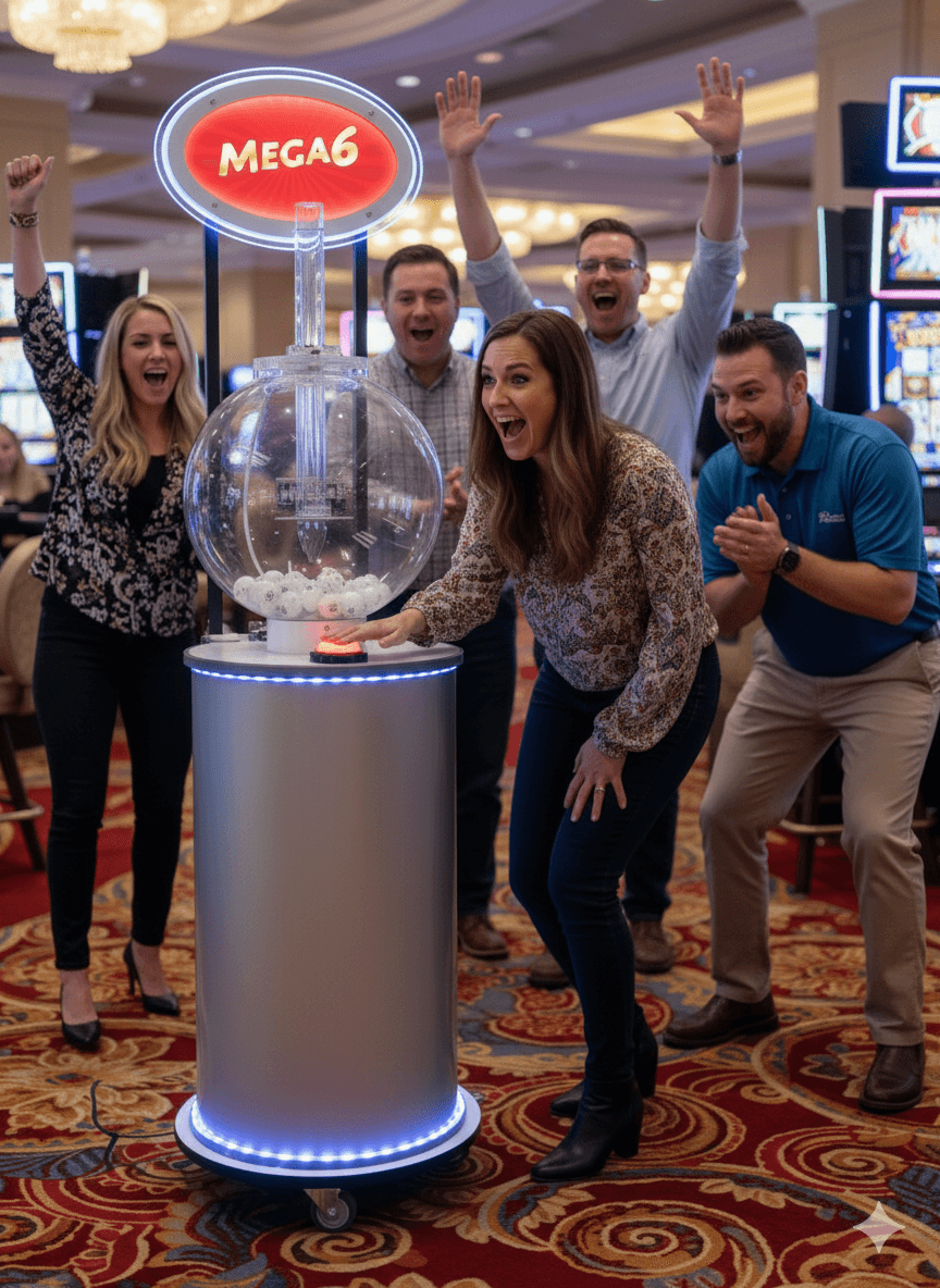 Mega 6 Lottery Machine