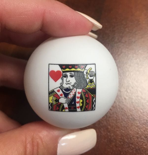 Custom Card-Print Balls