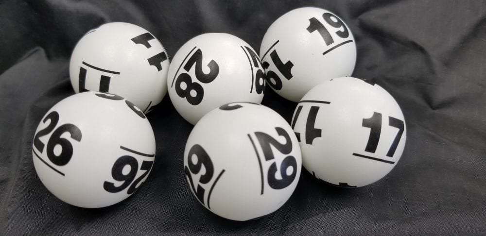 Classic White Lottery Balls